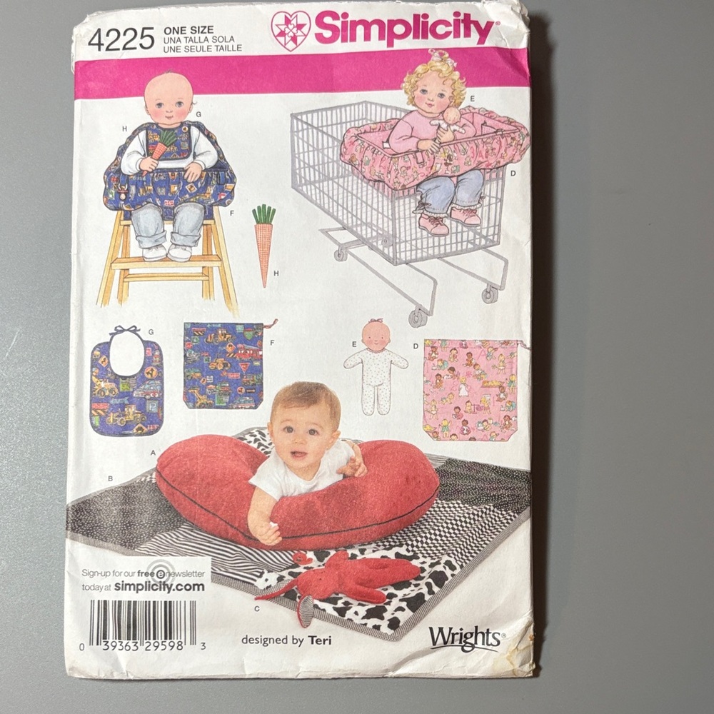 Simplicity Baby Accessories Pattern 4225